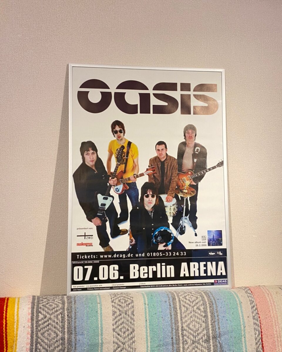 Vintage Poster oasis/ Berlin ARENA - SNACK NGL：スナック エヌジーエル
